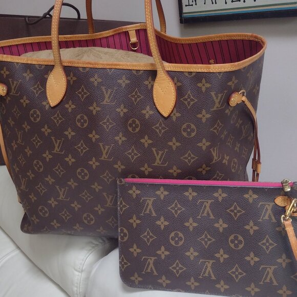 Beautiful Louis Vuitton Neverfull GM PEONY Interior Setโจ๐ - Picture 11 of 15